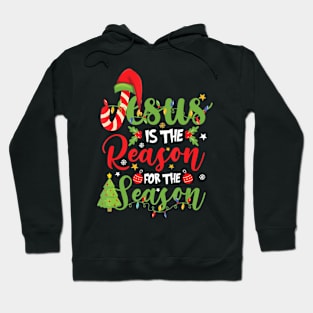 Christian Jesus The Reason Christmas Stocking Stuffer Hoodie